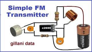 FM Transmitter with 5 compnents