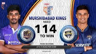 Match Highlights Murshidabad Kings vs. Servotech Siliguri Strikers  Bengal Pro T20 League