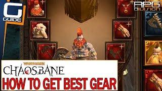 WARHAMMER CHAOSBANE - Best Gear Red & Fragments End Game Farming Guide
