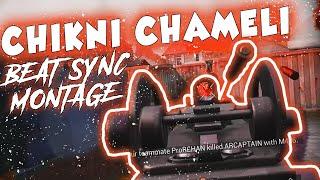 CHIKNI CHAMELI BEST BEAT SYNC PUBG MOBILE MONTAGE  VELOCITY EDITING 69 JOKER