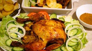 Oven Roasted chicken recipe - طرز تهیه مرغ بریان داشی خوشمزه و آب دار