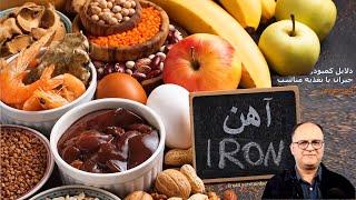 آهن Iron heme non-heme فواید کمبود کم خونی تست و منابع غذایی