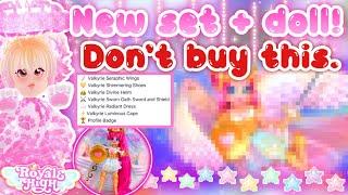 NEW SET & DOLL OUT Why you shouldn’t buy this toy. New set toy code & more  Royale High Roblox