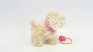 Fluffy Plush Walking & Talking Dog Toy Electronic Pet with Sounds