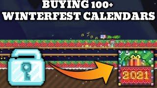 BUYING 100+ WINTERFEST CALENDARS PROFIT?  GROWTOPIA