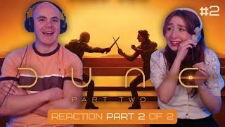 Dune Part Two  REACTION Part 2 of 2 First Time Watching