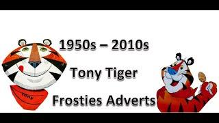 1950s-2010s Tony Tiger Frosites Cereal Advert Compilation - 80+ Amazing Ads