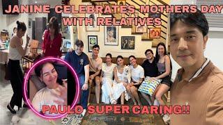 JANINE GUTIERREZ MOTHERS DAY GANAP WITH HER EELATIVESPAULO AVELINO GANITO KA CARING