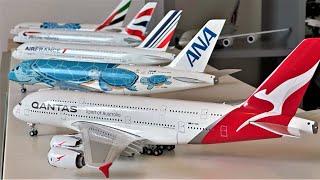 Qantas Airbus A380 1200 Diecast model Unboxing  Gemini Jets