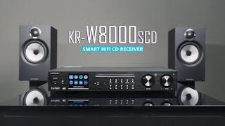 Kenwood Smart HiFi CD-Receiver KR-W8000SCD mit WiFi Spotify Deezer DAB+ Bluetooth 2 x 30 Watt