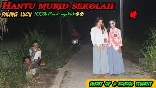 Jebakan Hantu Murid Sekolah  Prank Terlucu 100% Bikin Ngakak