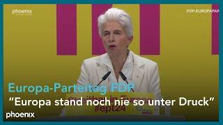 Europa-Parteitag FDP Rede von Marie-Agnes Strack-Zimmermann 28.01.24