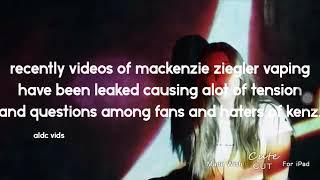 mackenzie ziegler caught vaping and abby attacks her on twitter?  aldc vids