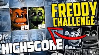 Freddy Challenge HIGHSCORE  FNAF - Ultimate Custom Night