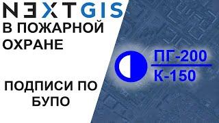 NextGIS Подписи в соответствии с БУПО