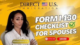 Form I-130 Checklist for Spouses