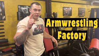 Armwrestling Factory with Sergey Kalinichenko. Фабрика Армрестлинга с Сергеем Калиниченко