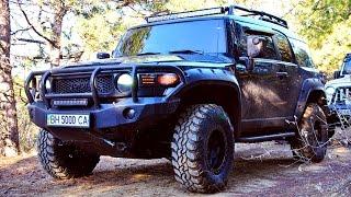 FJ Cruiser Suspension travel work way ход подвески работа ходовой.