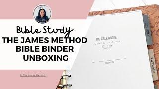 “The Bible Binder” from the James Method  Bible Study Tools 