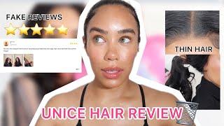 UNICE HAIR HONEST REVIEW Pre-Everything Glueless Wig Sis...Dont Waste Your $$