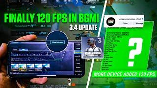 Finally I Got 120 fps in bgmi  More 120 fps support Device list  Enable 120 fps in all android