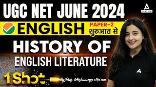 History Of English Literature By Aishwarya Puri  UGC NET English Literature