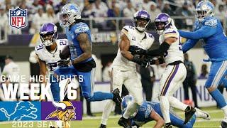 Detroit Lions vs. Minnesota Vikings  2023 Week 16 Game Highlights