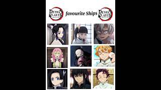 demon slayer characters and Their ship #demonslayer #demonslayeredit  #tanjiro #nezuko #shorts