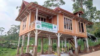 Ternyata begini Cara membangun Rumah Kayu Sistem Bongkar Pasang  Rumah Kayu Nusantara