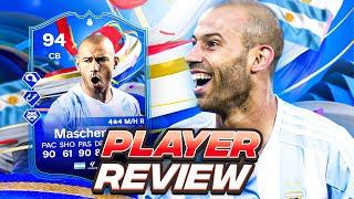 94 GREATS OF THE GAME HERO MASCHERANO SBC PLAYER REVIEW  FC 24 Ultimate Team