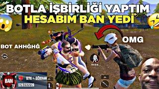 BOTLA BİRLİKTE TROLLEDİK  6 YILLIK HESABIM BAN YEDİ  PUBG MOBİLE KOMİK MONTAJ