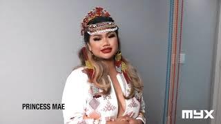 BTS Model Princess Mae Pinay Magazine Billboard Shoot in Daily Malong Philippine Textiles in Hawaii