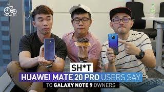 Sh*t Huawei Mate 20 Pro User Says to Samsung Note 9 Owner  TricycleTV