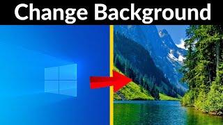 Laptop ka Wallpaper kaise change kare  How to change wallpaper on windows 10  Change PC Background