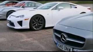 2011 - 911 Turbo S SLS 63 LFA or GT-R Drag Race Whats fastest ?