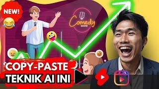 Saya Temukan Ide Konten BARU Niche KOMEDI Lucu YouTube Shorts TikTok Reels