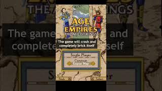 The bug that completely bricks a Nintendo DS cartridge Age of Empires The Age of Kings #shorts