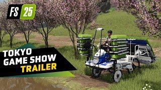 Farming Simulator 25 - Official East Asian Hutan Pantai Map Reveal Trailer  Tokyo Game Show 2024