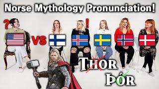 Norse Mythology Pronunciation differences Thor was not his REAL NAME