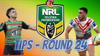 NRL Round 24 Tips & Predictions