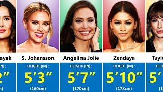 Heights of Hollywood Actresses - Shortest to Tallest