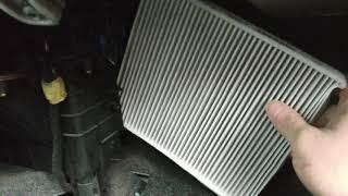 Cabin Filter AC Change Fiat Panda Innenraumfilters Wechsel