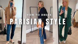 HOW TO DRESS PARISIAN STYLE IN 2023   FRENCH CHIC