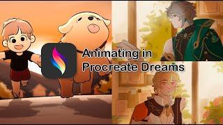 I animate in Procreate Dreams Short Process+Review