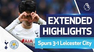 Did Heung-Min Son score the goal of the season?  Spurs 3-1 Leicester  EXTENDED HIGHLIGHTS