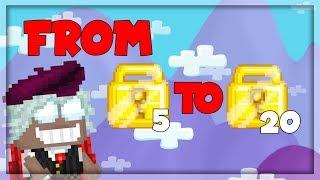 Growtopia  How to get rich fast with 5 wls BEST METHOD