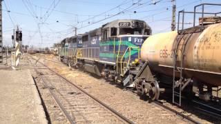 High Noon Freight on EFEs Rail Network Arriving at the Santiago Yard Part 1 of 2