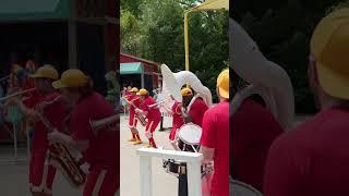 Flash Bang Brass at Six Flags Great Adventure #amusementpark #brassband