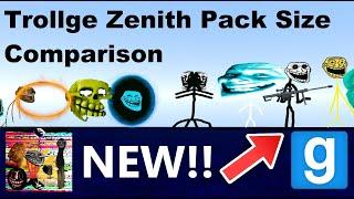 NEW Trollge Zenith Pack Size comparison - GarrysMod Sandbox Trollge Mod Pack