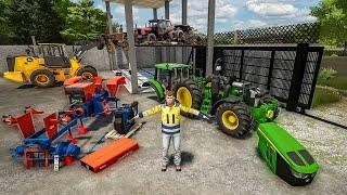 Démontage des Tracteurs Cassés pour Revendre les Pièces Détachées  Farming Simulator 22